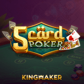 5 Card Poker table game casino cards